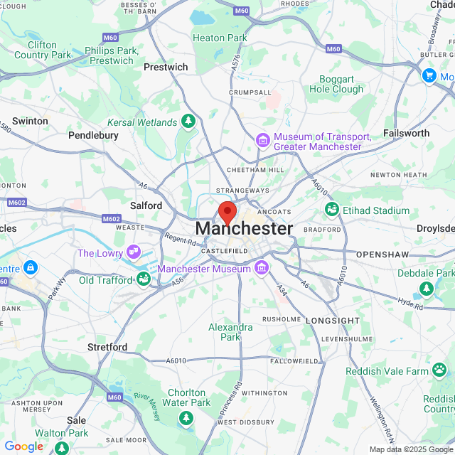 Google maps location of Mary Monson Solicitors Manchester office